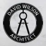 Personalized Architect Metal Sign